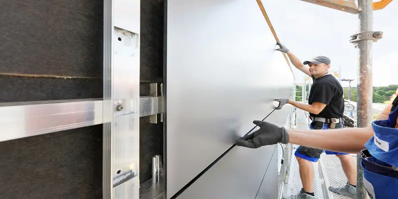 طريقة تركيب واجهات كلادينج